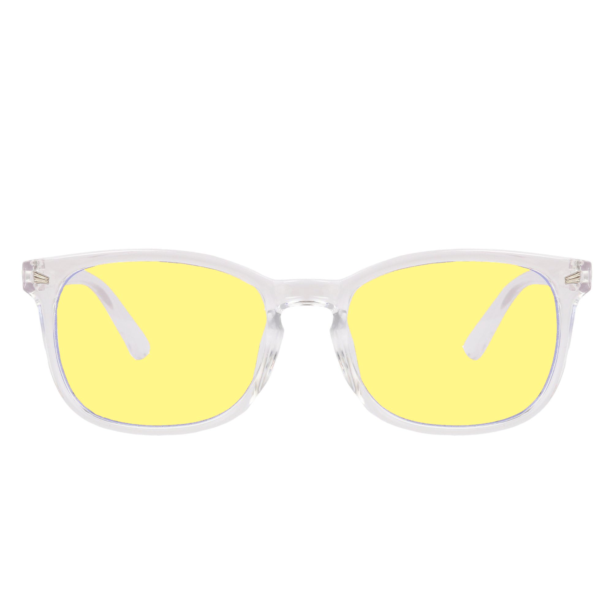 CHEERS DEVICES® Night Driving Glasses, Best Blue Light Glasses with Tac Polarized Lens, Yellow Tinted Sunglasses, Anti Glare Night Driving Glasses For Men Women (Clear) (B0CZD8L45L) Amazon Price History, Amazon Price Tracker