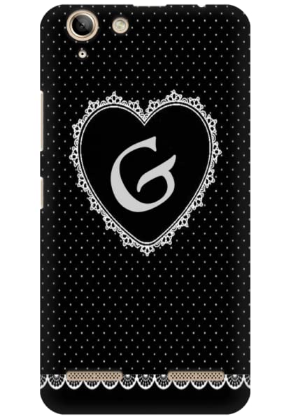 COBERTA Printed Back Cover for Lenovo Vibe K5 Plus Case - Diamonds Decorated Heart Letter Alphabet G