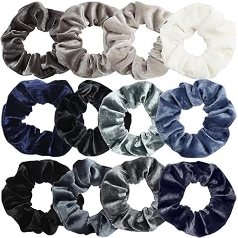 Belle Vous Haargummis Scrunchies Samt Cover