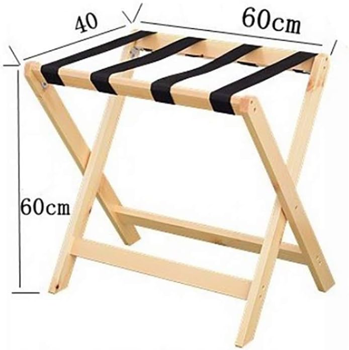 Luggage Racks Wooden Luggage Rack X Fold Hotel Luggage Rack Luggage Rack Shelf Luggage Backpack Floor Storage Shelf/D,D