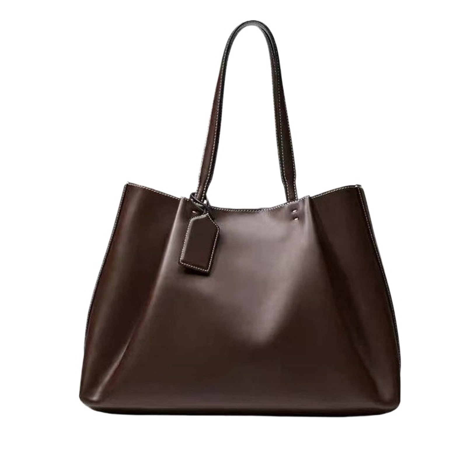 Sac Cuir Femme Sacs à main grande capacité for femmes, sac bandoulière en cuir PU de créateur, seau polyvalent for les déplacements quotidiens, sacs fourre-tout for