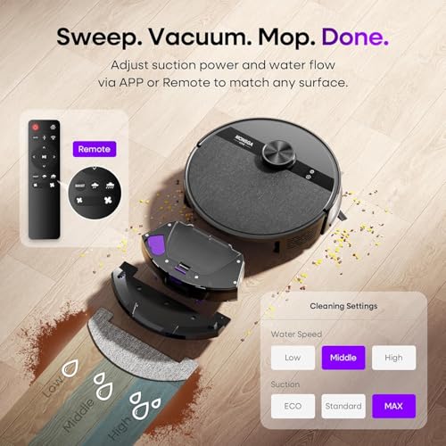 Robot Vacuum with Self-Emptying Station