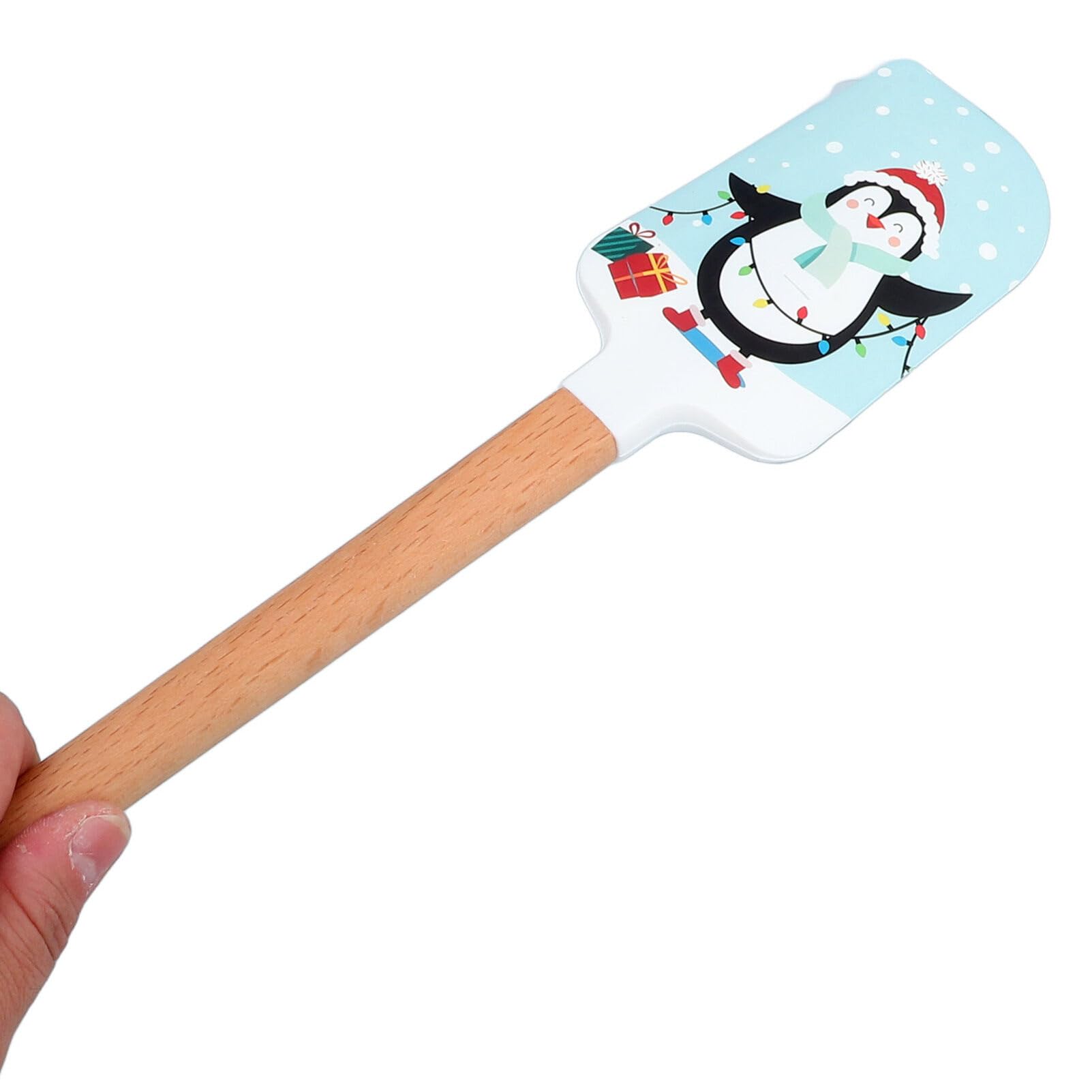 MAGICLULU 5stücke Weihnachts-silikonspatel Mit Cremeschaber Für Backzubehör Praktischer Diy-backspatel Als Butterspatel Für Küche Und Partydekoration
