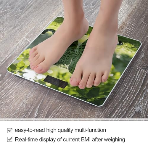 Báscula digital Green Leopard para uso en baño miniatura 5