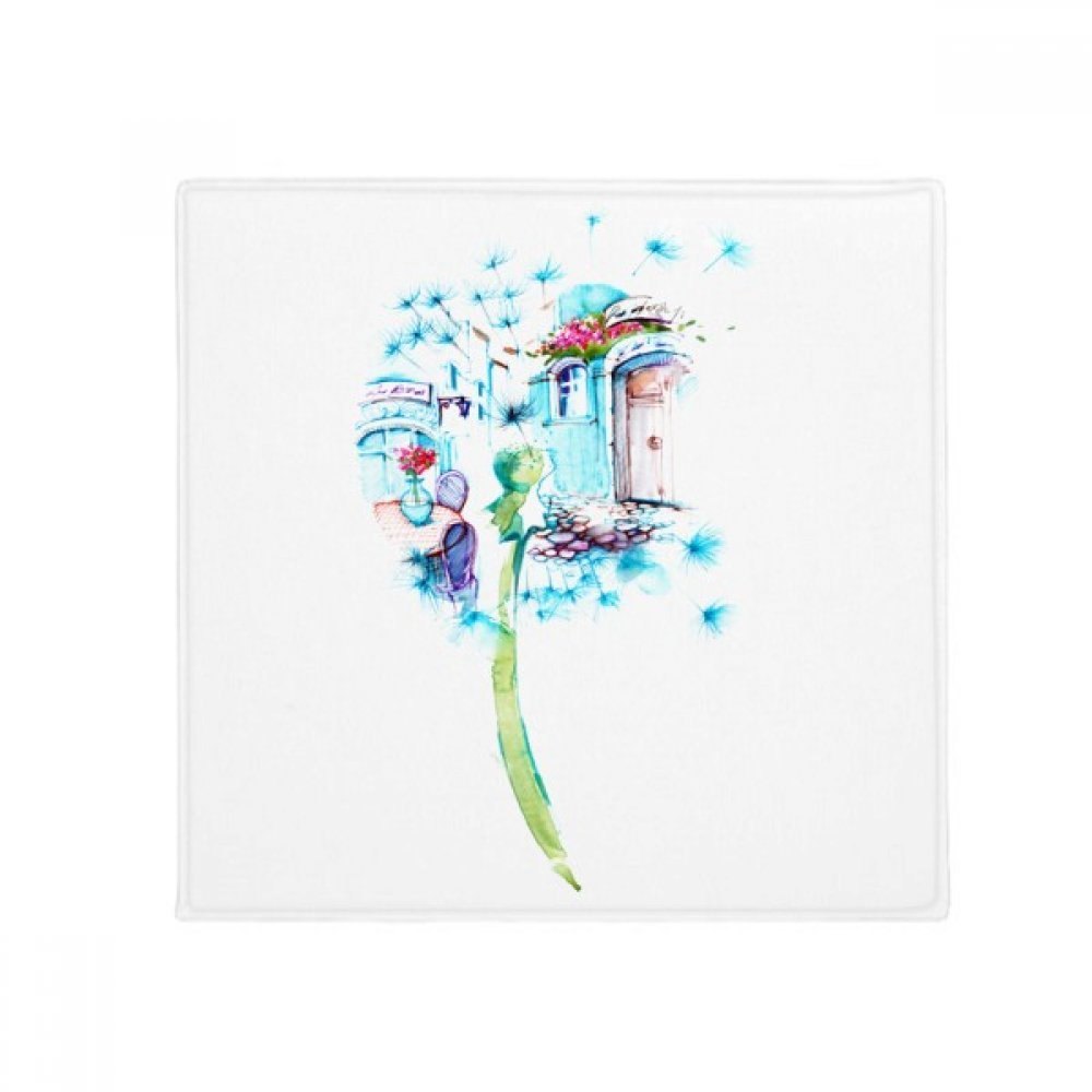 Tapis aquarelle pissenlit haut de gamme en polyester filé durable