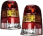 EPIC LIGHTING OE Style Replacement Rear Brake Tail Lights Assembly Compatible with Ford 2001-2007 Escape HEV Left Driver & Right Passenger Sides Pair