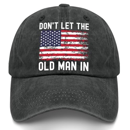 Dont Let The Olds Man in Hat Casual Adjustable Baseball Cap for Men Funny Dad Humor Cap for Outdoor Sports Travel & Everyday Wear