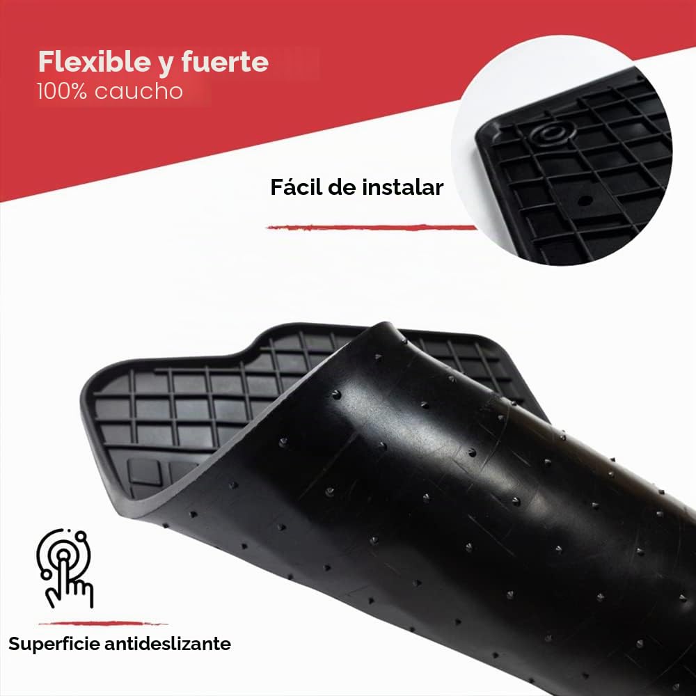 FROGUM El Toro Alfombrillas para coche para todo el año para Citroën Jumpy II 2007-2016, para Fiat Scudo II 2006-2016, para Peugeot Expert II 2006-2016, para Toyota Proace I 2013-16 | Matériau durable