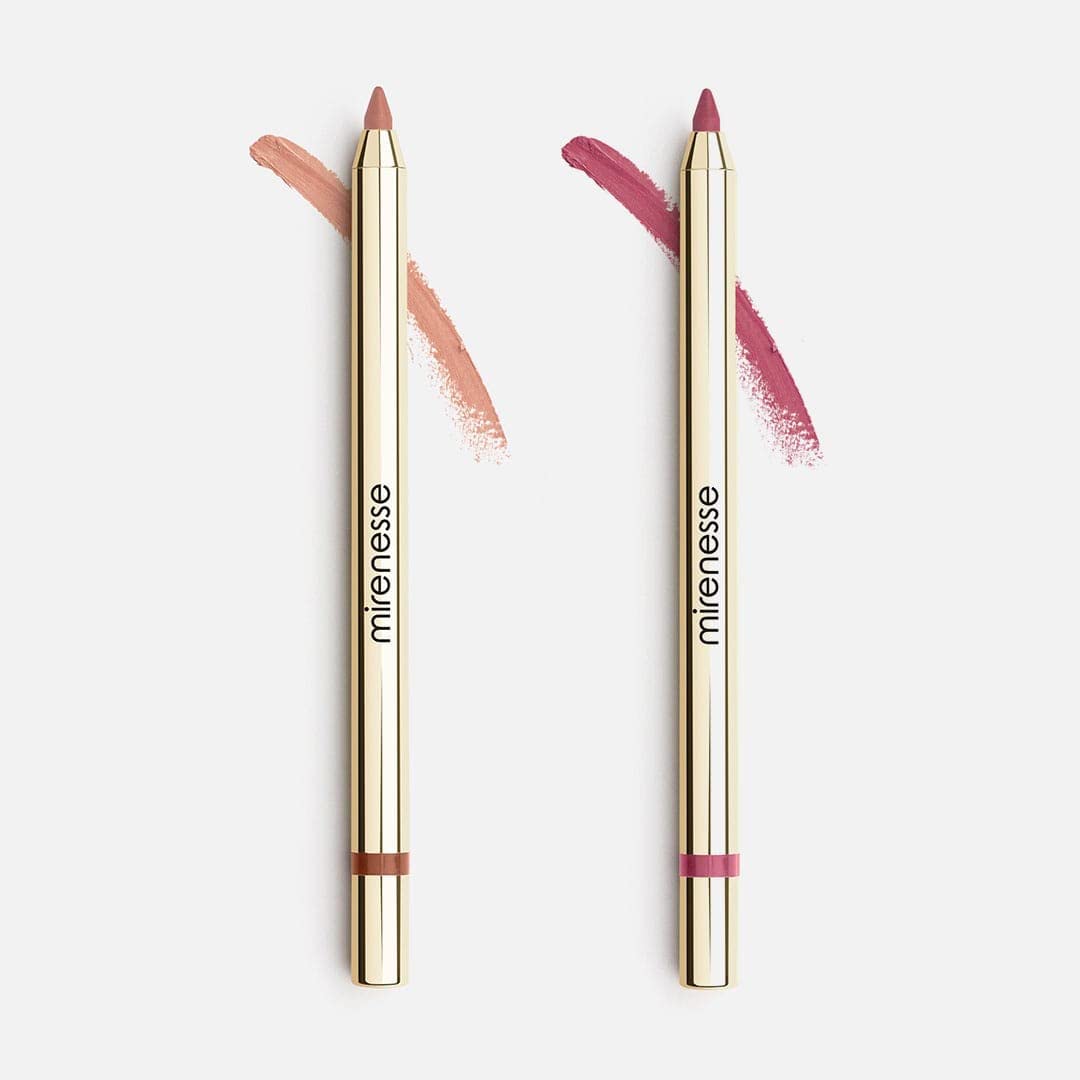 Mirenesse Kissproof Lip Liner Baby Rose/Baby Nude Duo