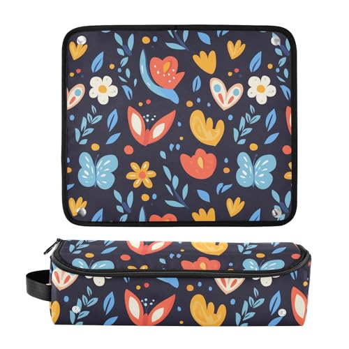 Bolsa de viaje resistente al calor Stylized Elements Marble para planchas, rizadores y accesorios para el cuidado del cabello miniatura 3