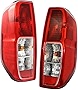 Evan-Fischer Tail Light Assembly Compatible with 2005-2014 Nissan Frontier To 2-2014 Set of 2 Passenger and Driver Side