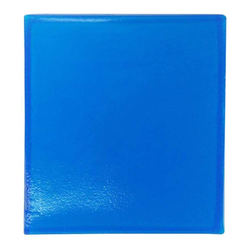 POFET Cuscino per sella della moto in gel confortevole e assorbente agli urti - Accessori - Cuscino per sella della moto (25 x 25 x 2 cm) - Blu