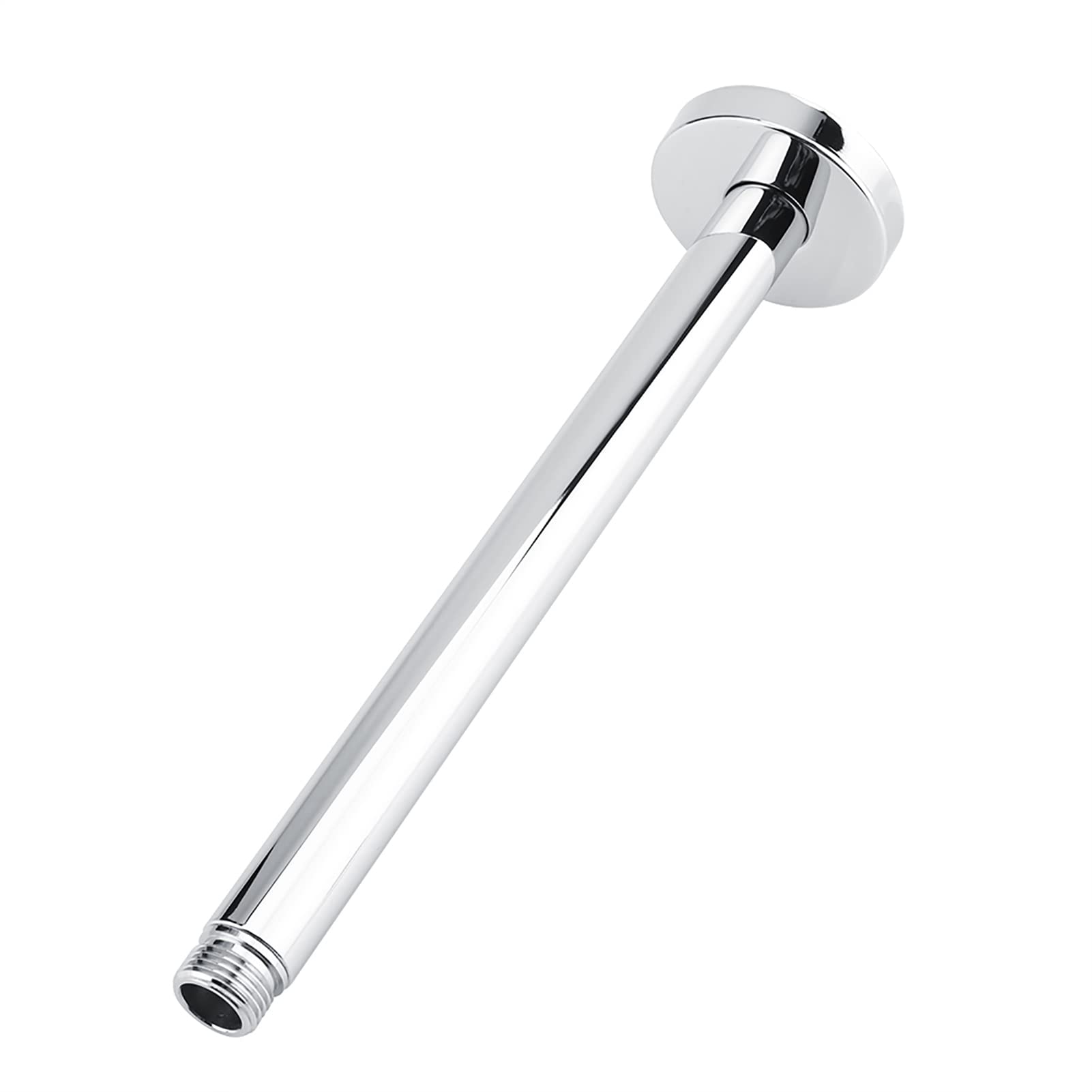 Prolunga Soffione Doccia a Soffitto in Acciaio Inox G1/2 Finitura Cromata 15cm/6in per Spray Superiore - Tubo Superiore Supporta e Fornisce Acqua al Sistema Doccia
