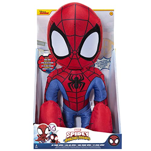 SUNNY, Spidey, Pel&uacute;cia Spidey, Amigos Espetaculares com Som, 40 cm