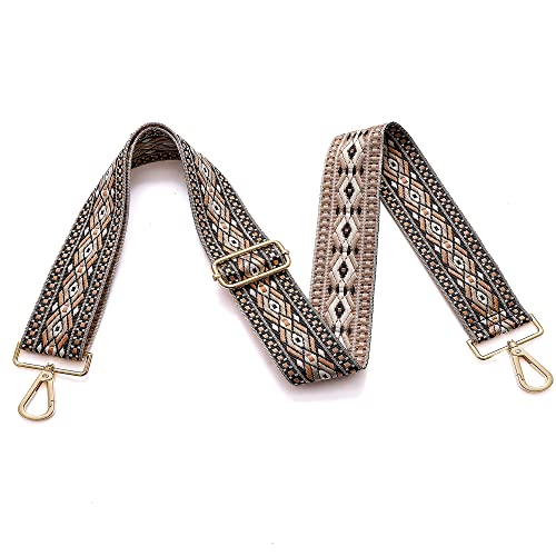 Image of S-Jacorry Purse Strap Replacement Crossbody Wide Shoulder Strap Adjustable Canvas Straps Handbag Strap Replacement Belts