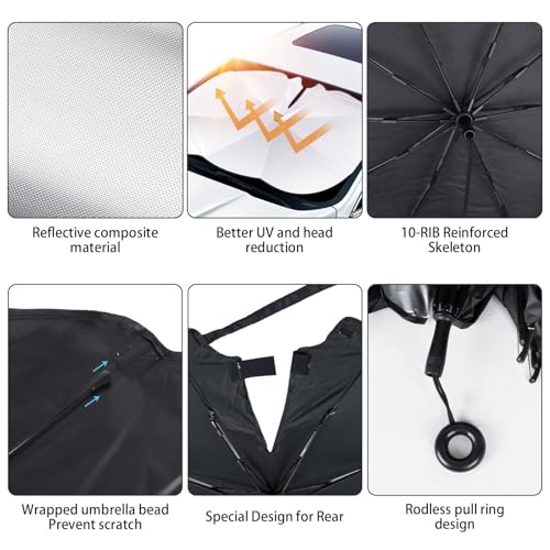 Pare-soleil avant pour VW Fox 2015-2023 isolant - 6