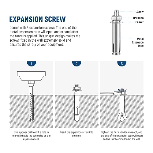 image for NEEWER 3.34 Inch Wall Ceiling Mount 5/8