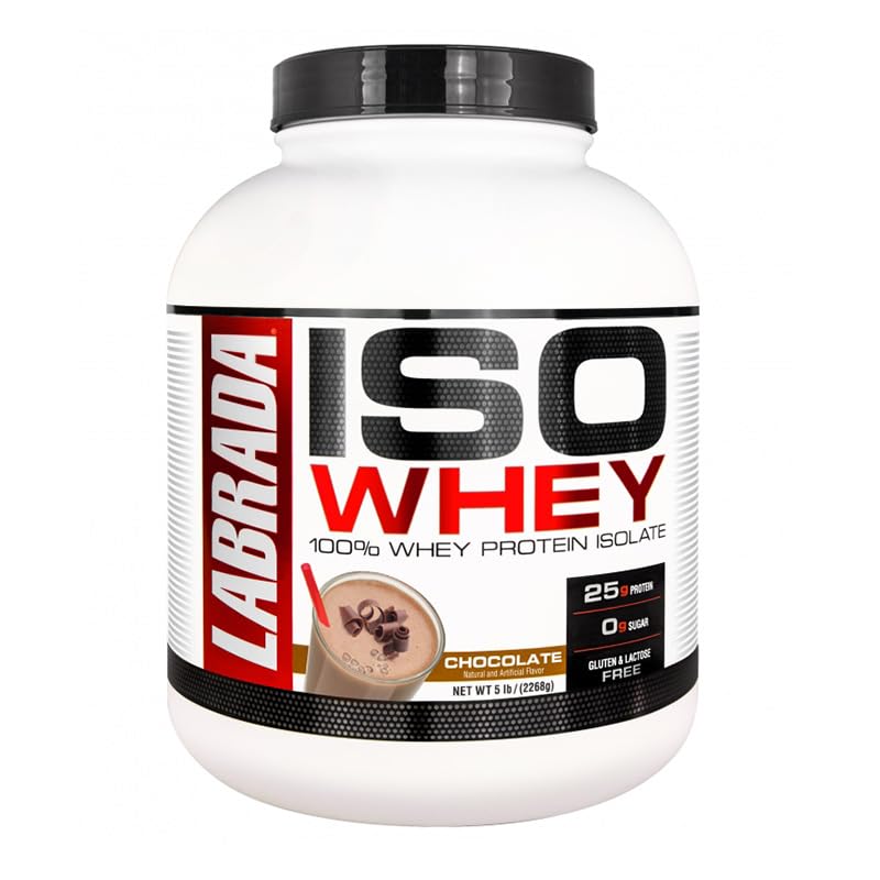 Labrada ISO 100% Whey Protein Isolate 5lb Chocolate