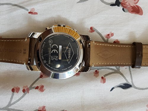 Image of Fossil Hybrid Smartwatch - Q Grant Dark Brown Leather