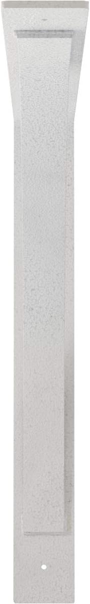 3"W x 24"D x 24"H Morris Steel Bracket, Hammered White