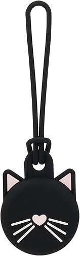Kate Spade New York Soporte para AirTag - Estuche Protector para Apple AirTag - Gato Negro