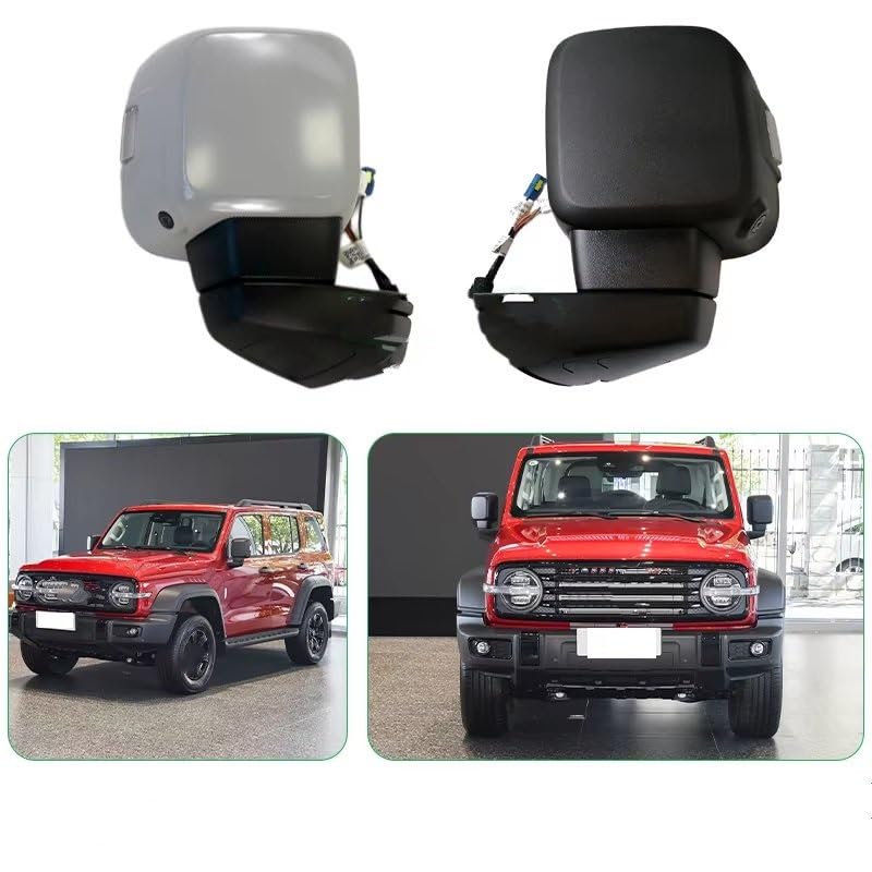 Asamblea Espejo Para Gran Pared Para Tanque 300 Espejo Retrovisor Externo 8 + 1 Líneas Visor De Montaje A Prueba Polvo Puerta Coche Automática Espejo Punto Ciego
