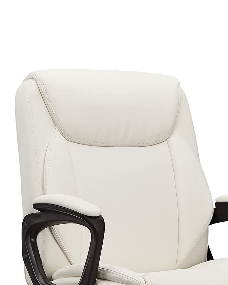 Amazon.com: Amazon Basics Classic Puresoft PU Padded Mid-Back