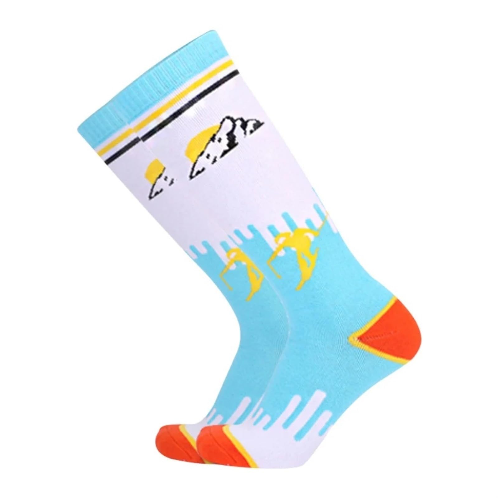 Calcetines de esquí for niños, Algodón térmico invierno, calcetines deportivos cálidos y gruesos, for ciclismo nieve, térmicos elásticos for