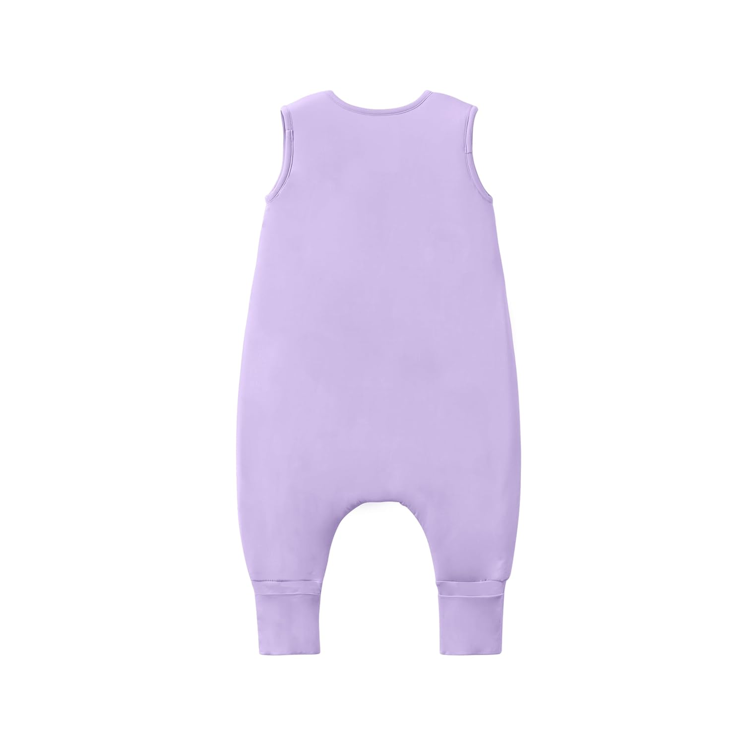 Baby/Toddler Sleep Sack with Legs, Rayon from Bamboo 95% + 5% Spandex, 1.0 TOG, 2‑Way Zipper Sleeping Bag, Walker‑Friendly 12-18M Purple - Image 6