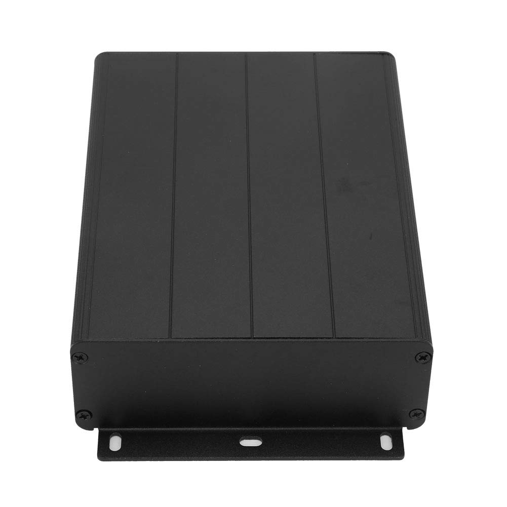 Electronic Project Aluminum Electrical Boxes 45×122×160mm / 1.77×4.8×6.3in Black Electronic Enclosure Case for Electronic Products and Printed Circuit Board