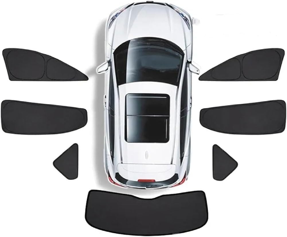 IXEUYN Car Window Sunshades for Suzuki Fronx 2023-, Custom Fully Shading Shades Visor Anti-UV Foldable Privacy Blinds Front Rear Sun Shade Cover Protection Accessories,E/7 whole vehicle
