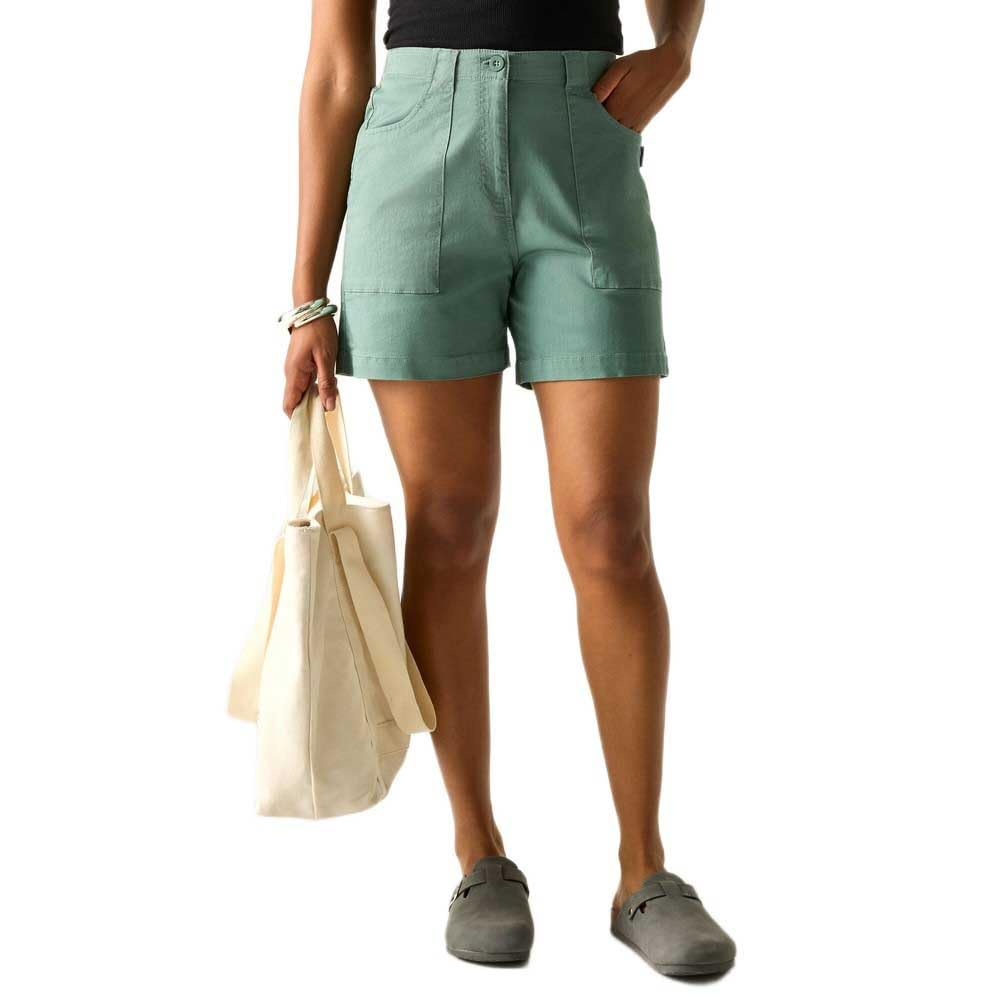 Regatta Women's Teal Liza Casual Shorts In | Size: 14