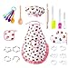 Snner 20pcs Enfants Cuisine Set Enfants Chef Outfit, Chef de Chef Chef de Chapeau Tablier, Chef Prevent Jouet Jouet Jouet Kit de Jeu avec Tablier de Chapeau de moufle