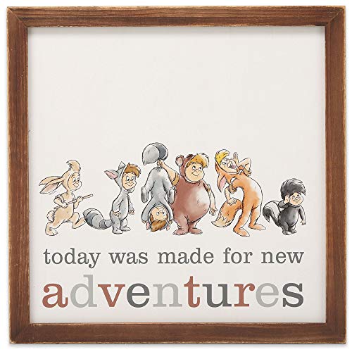 Image of Open Road Brands Disney Peter Pan Lost Boys Made for Adventures Wood Wall Decor for Play Room, Kids' Bedroom, or Nursery