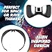 UNDERWRAPS Futuristic Sunglasses for Halloween - Rave Accessories for Men & Women, Oversized Rimless Space Glasses, Fashion Costume Glasses (Adult One Size)