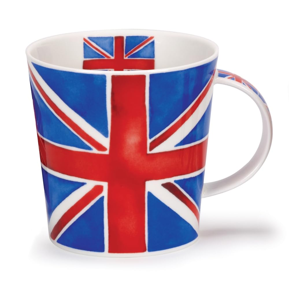Dunoon Union Jack Cairngorm Shape 10 oz Bone China Mug