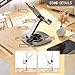 YGXKD 360° Rotating Phone/Tablet Stand for Desk ，Full Alloy Construction ，Ultra-Stable & Foldable Design Compatible with Phone 16 15 14 13 12 11 Pro Xs Xs Max Xr X 8, All Phones(Silvery)