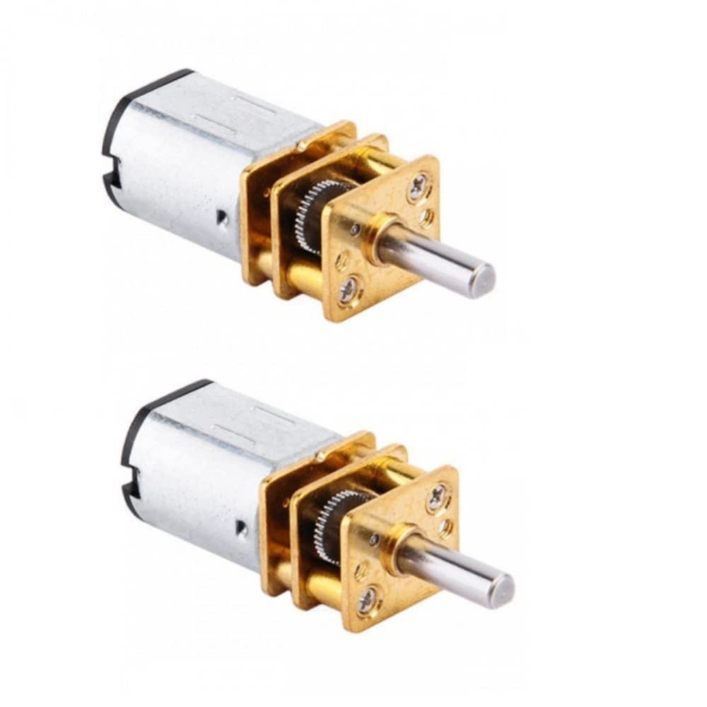 SONICROBO CART N20 MOTOR 3.7V-6V 100 Rpm Micro Metal Gear motor for RC Car Robot Toys DIY (2 pcs)-metal gearbox-ideal for making robots (B09R1K5ZV2) Amazon Price History, Amazon Price Tracker