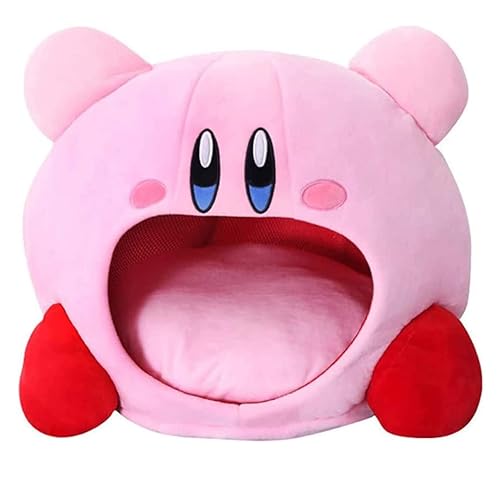 YIYTREE Puppy Cat Cozy Bed Cave Nest for Small Pet Sucked in by Keby Plush Kitty Beds - Pink