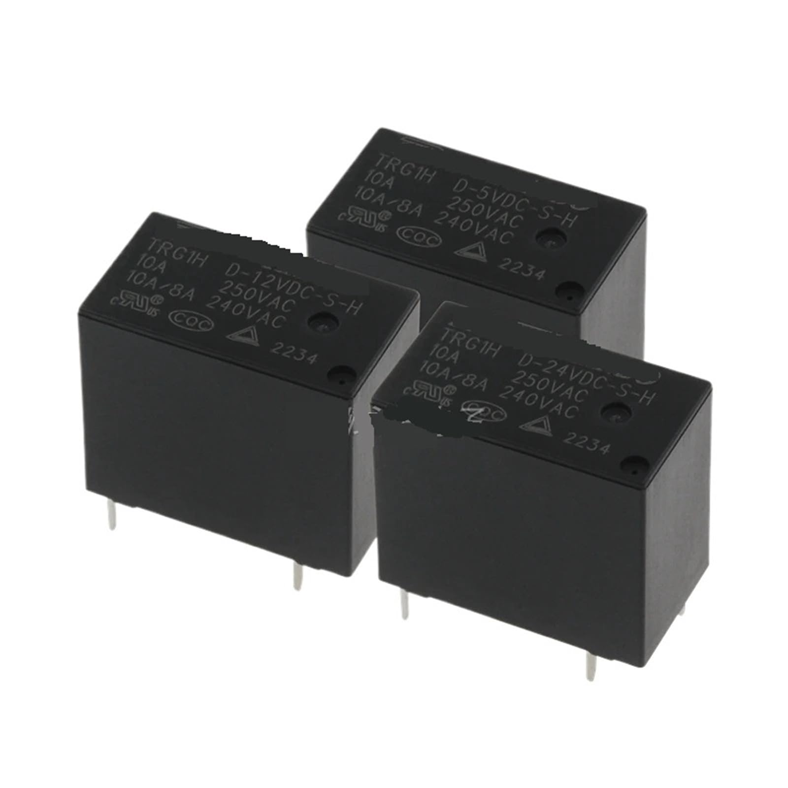 Relais TRG1HD-12VDC-SH 10A commutation stable pour circuit imprimé PCB