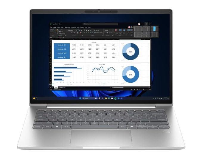 HP ProBook 4 G1i Ai Business Laptop 14" WUXGA IPS Ultra 5-225U 16GB DDR5 RAM 512GB SSD Windows 11 Pro
