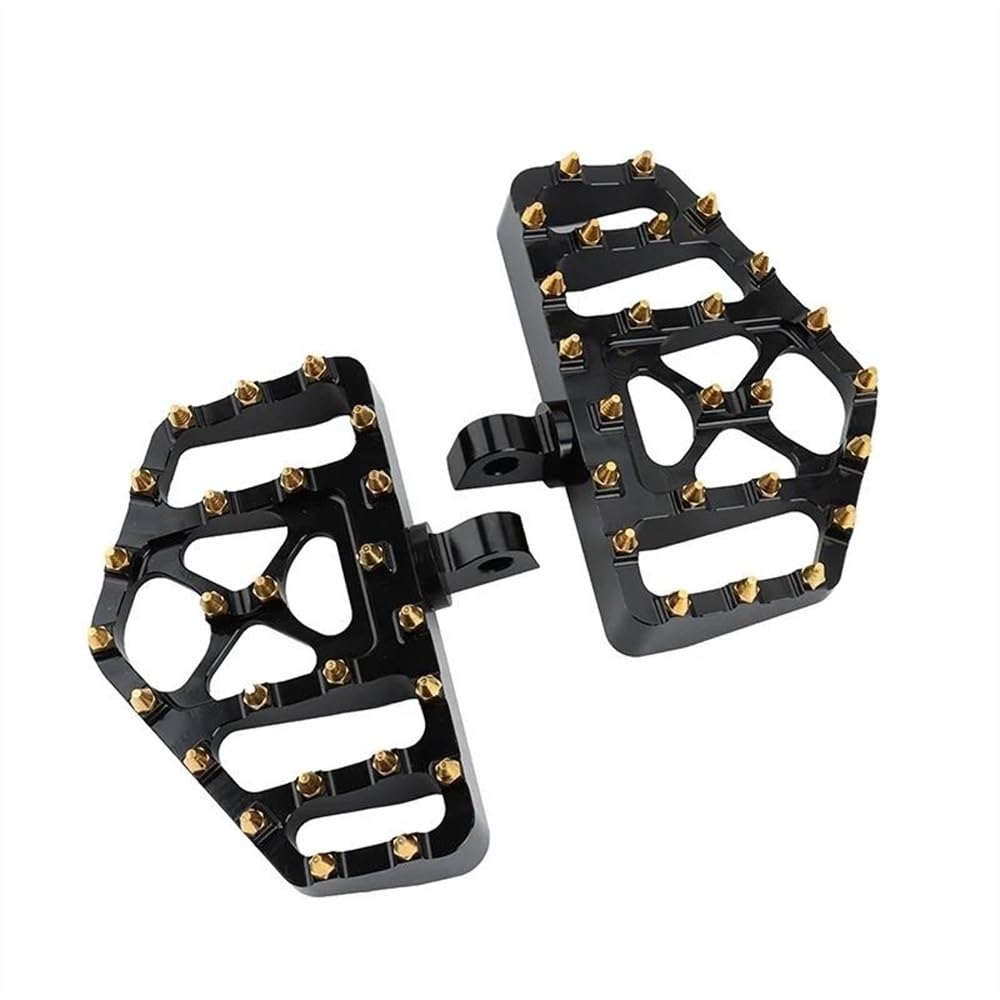 Repose-pieds moto larges pour Harley FXDF Bobber élimine fatigue pieds