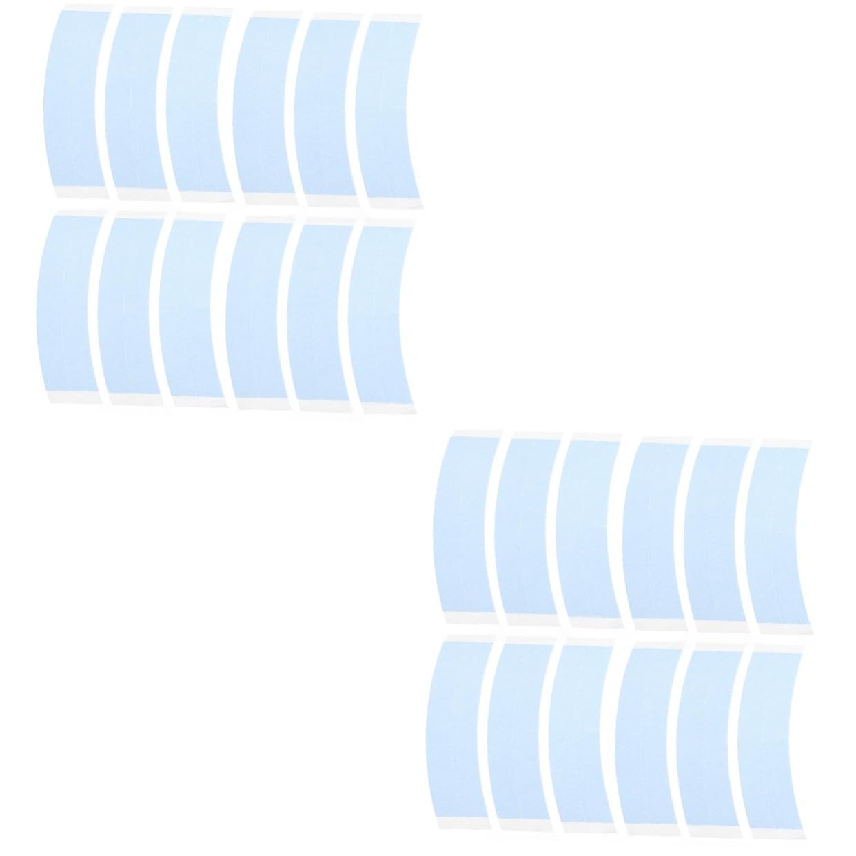 balacoo 2sets Hair Extension Tape Double-Sided Hair Wig Tape Glue for Synthetic Lace Wigs 36pcs*2