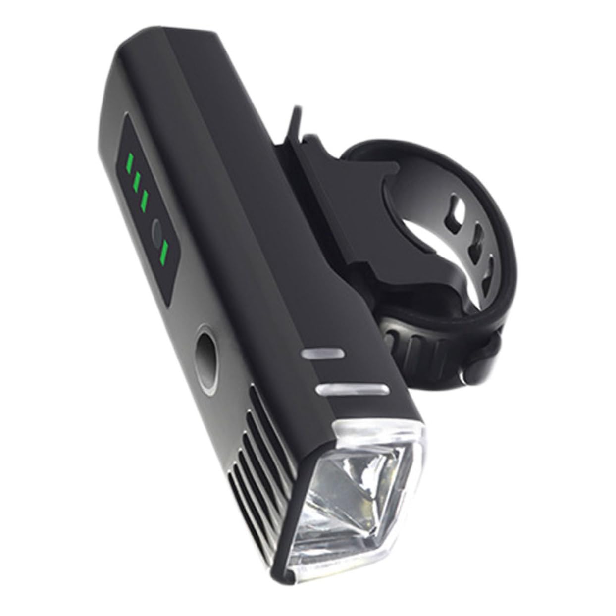 ibasenice Lumières à Induction Phares Vélo Phare D'équitation Black