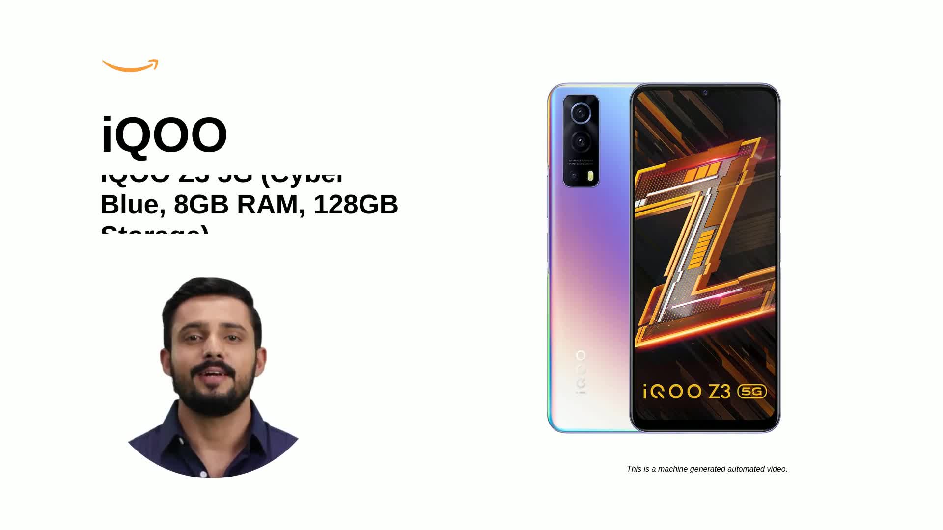 iQOO vivo Z3 5G (Cyber Blue, 8GB RAM, 128GB Storage) | India's