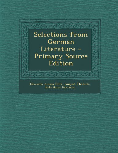 Selections from German Literature