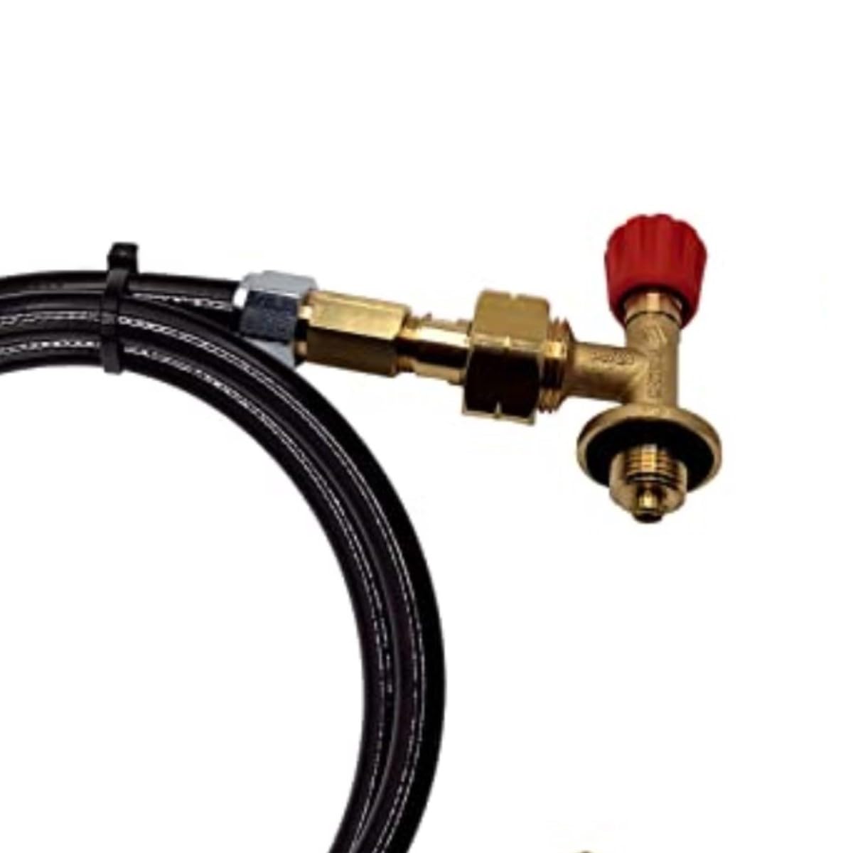 Pièces DN Autogas Campingaz 901,904,907 - Adaptateur pour bouteille de gaz butane/remplissage, ensemble de connecteurs avec tuyau de 8 mm (2 mètres)