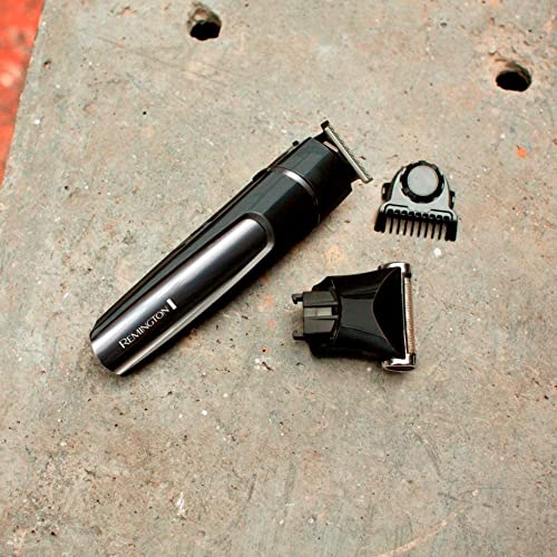 Remington Barttrimmer Set Herren MB4110 (inkl. 2 Aufsteckköpfe: Präzisionsklinge&Folienrasieraufsatz, Netz-/Lithium Ionen Akkubetrieb, USB-Ladefunktion inkl. Kabel + Tasche) Bartschneide Set - Image 7