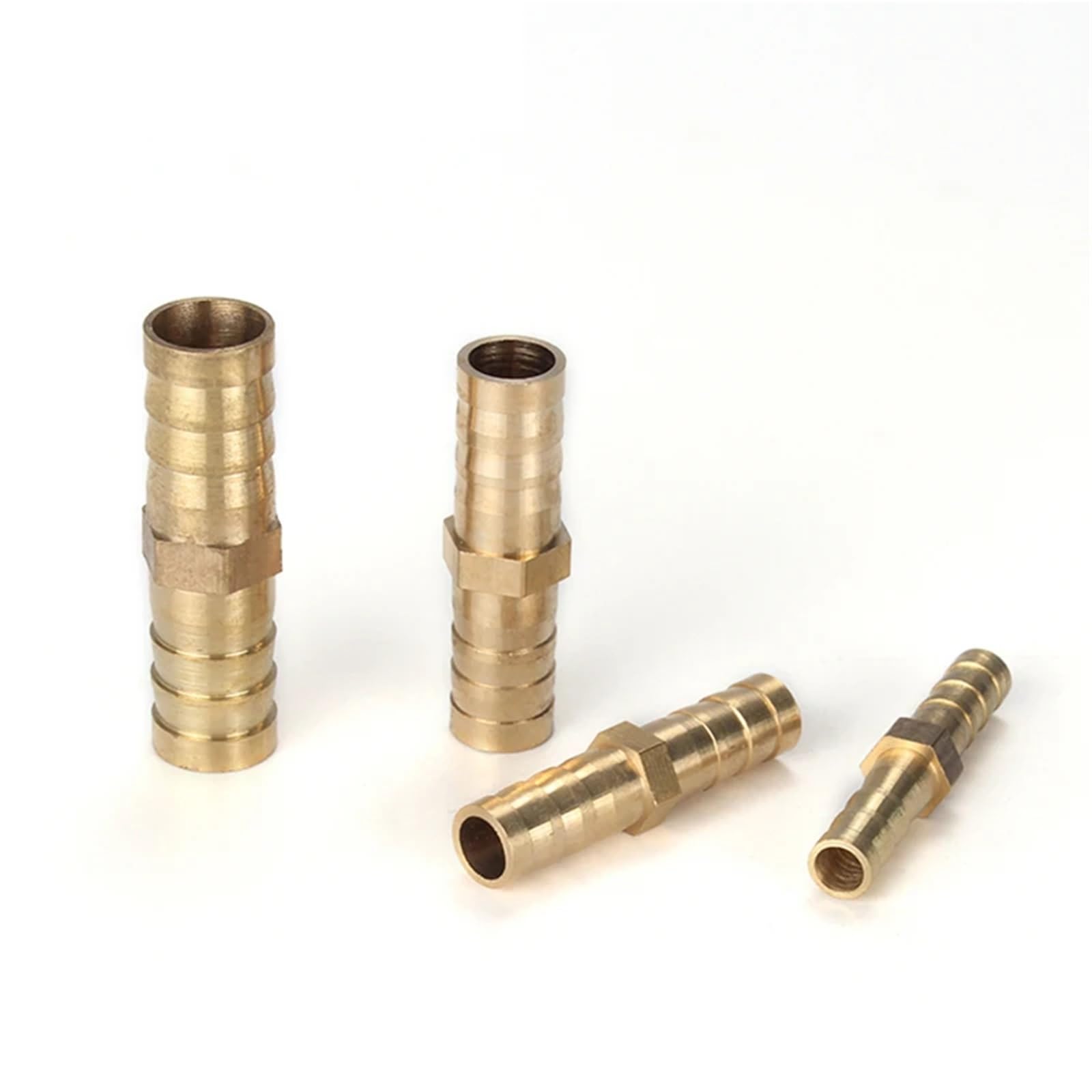 Raccordo a T dritto in ottone, 10 mm, 19 mm, connettore per tubo in rame (Tee 10 pezzi)