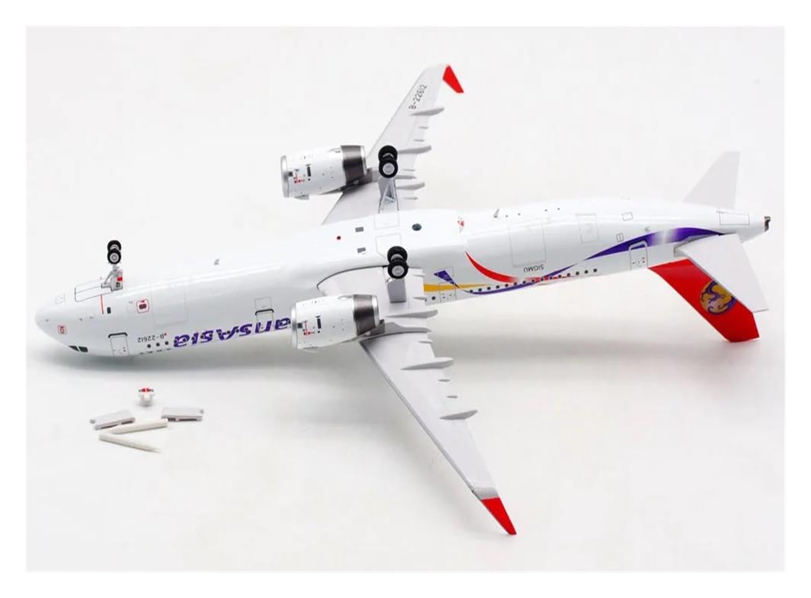 Fighter Jet Modelo de avión 1:200 Inflight ALB2TNA321 Trans Asia Airlines A321 Avión Fundido A Presión Jet Modelo B-22612 con Soporte
